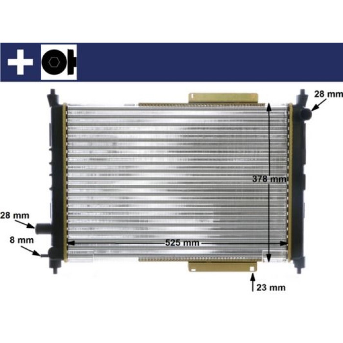 MAHLE Kühler, Motorkühlung CR 622 000S