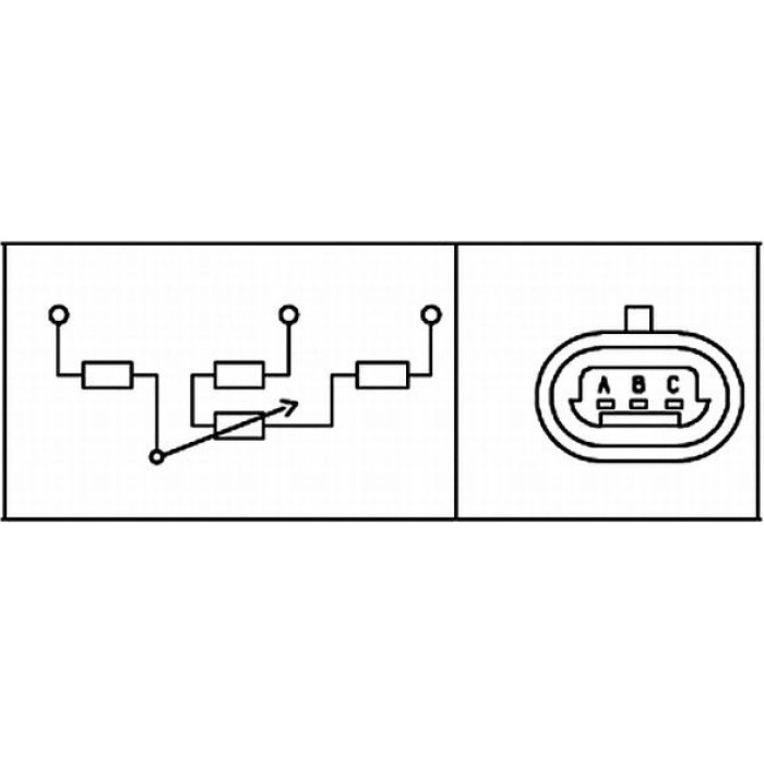 HELLA Sensor, Drosselklappenstellung 6PX 008 476-461 HELLA Sensor, Drosselklappenstellung 6PX 008 476-461