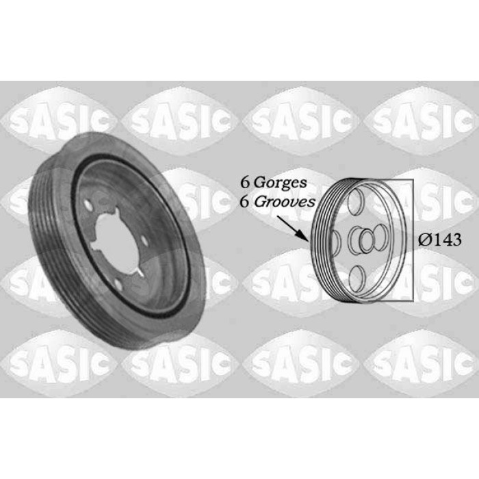 SASIC Riemenscheibe, Kurbelwelle 2150001 SASIC Riemenscheibe, Kurbelwelle 2150001