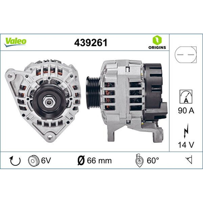 Valeo Lichtmaschine 439261 Valeo Lichtmaschine 439261