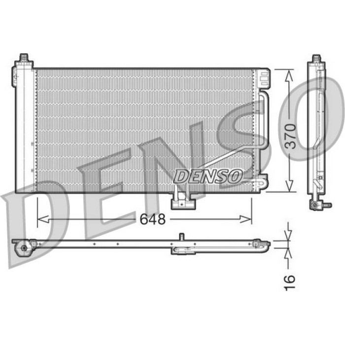 Denso Klimakondensator DCN17021 Denso Klimakondensator DCN17021