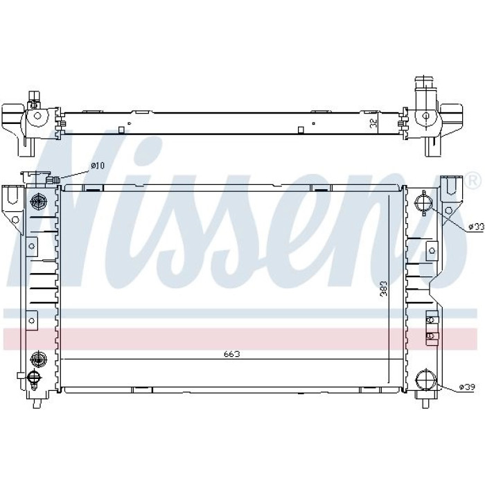 Nissens Wasserkühler PKW 60984 Nissens Wasserkühler PKW 60984