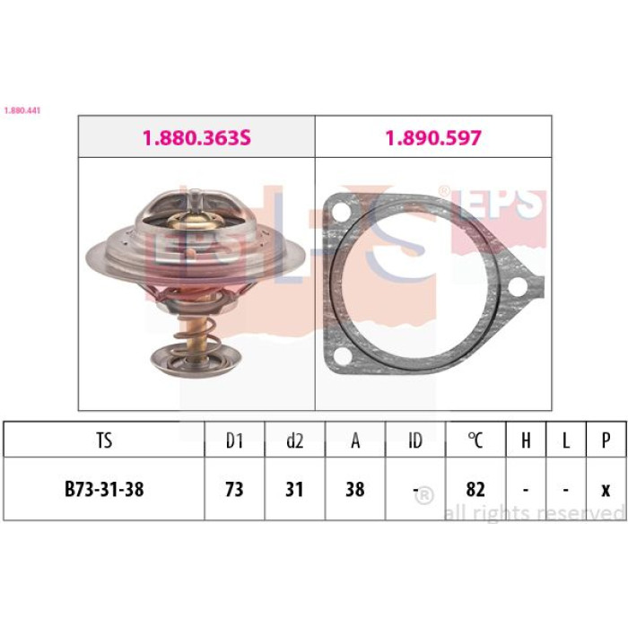 EPS Thermostat 1.880.441 EPS Thermostat 1.880.441