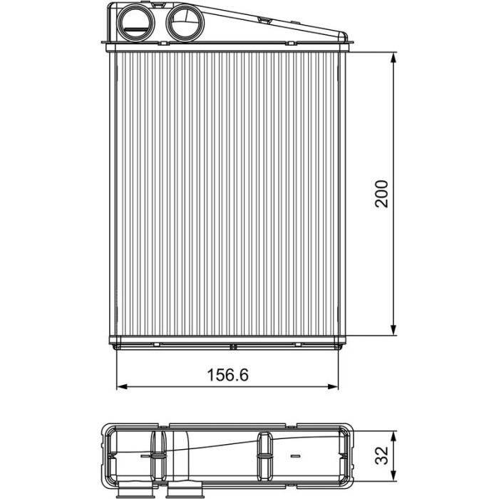 Valeo Wärmetauscher 811542 Valeo Wärmetauscher 811542