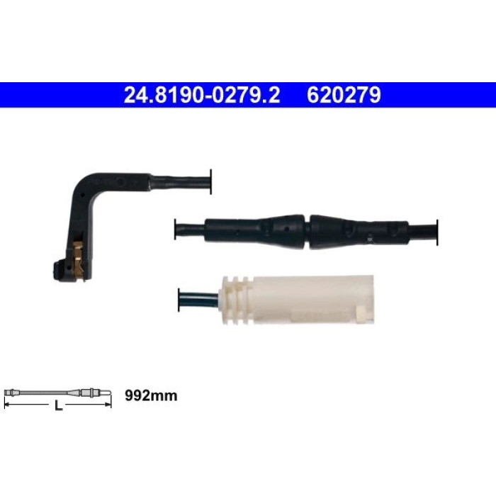 24.8190-0279.2 ATE Bremsbelagverschleißsensor 24.8190-0279.2 24.8190-0279.2 ATE Bremsbelagverschleißsensor 24.8190-0279.2