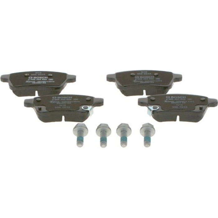 Bosch Bremsbelagsatz Hinterachse 0 986 494 825 Bosch Bremsbelagsatz Hinterachse 0 986 494 825