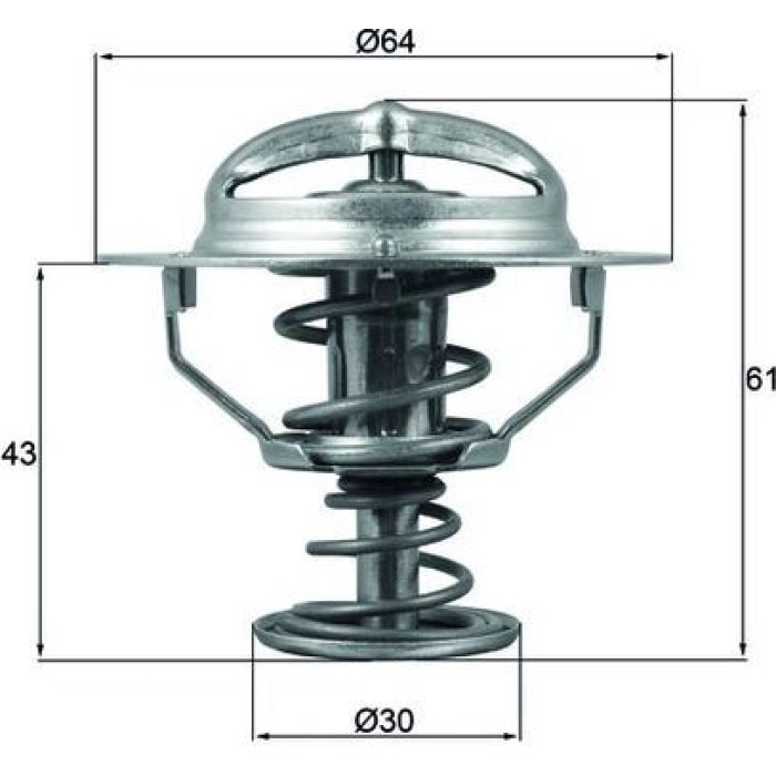 Thermostateinsatz mit Dichtung TX 178 78D Thermostateinsatz mit Dichtung TX 178 78D