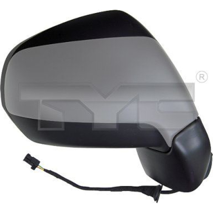 TYC Außenspiegel rechts elektrisch verstellbar, grundiert, konvex, beheizbar, mit Temperatursensor, elektrisch anklappbar, mit Umfeldbeleuchtung 305-0137 OE Nummer 8153XR - l TYC Außenspiegel rechts elektrisch verstellbar, grundiert, konvex, beheizbar, mit Temperatursensor, elektrisch anklappbar, mit Umfeldbeleuchtung 305-0137 OE Nummer 8153XR - l