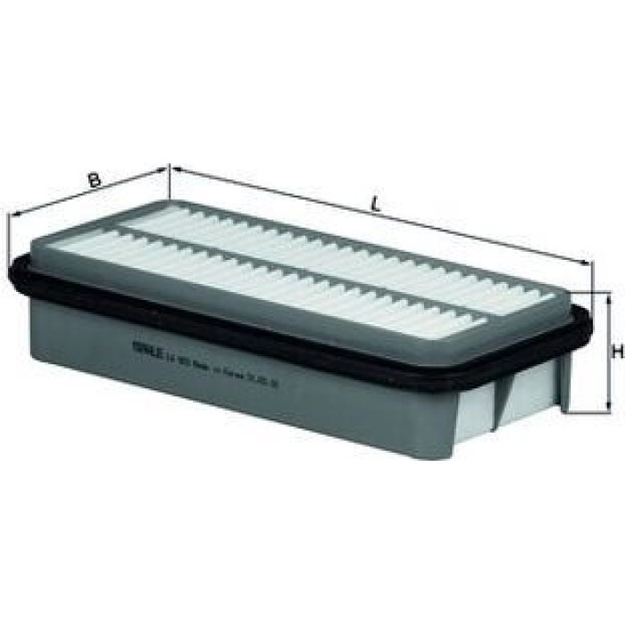 MAHLE Luftfilter LX 923 MAHLE Luftfilter LX 923