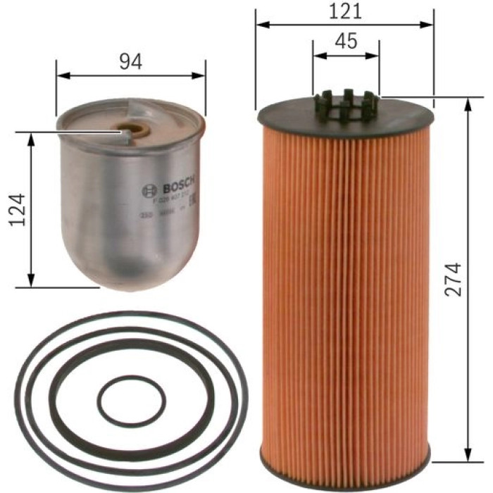 Bosch Ölfiltereinsatz F 026 407 212 Bosch Ölfiltereinsatz F 026 407 212
