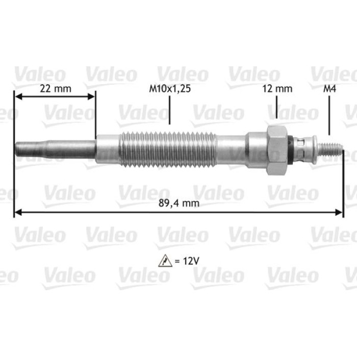 Valeo Glühkerze 345149 Valeo Glühkerze 345149