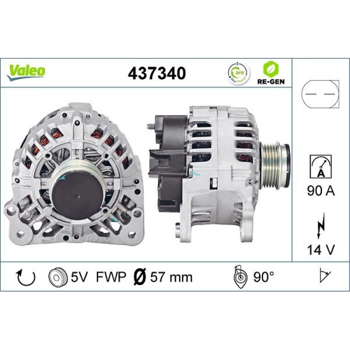Valeo Lichtmaschine 437340 Valeo Lichtmaschine 437340