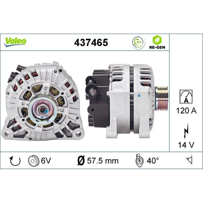 Valeo Lichtmaschine 437465 Valeo Lichtmaschine 437465