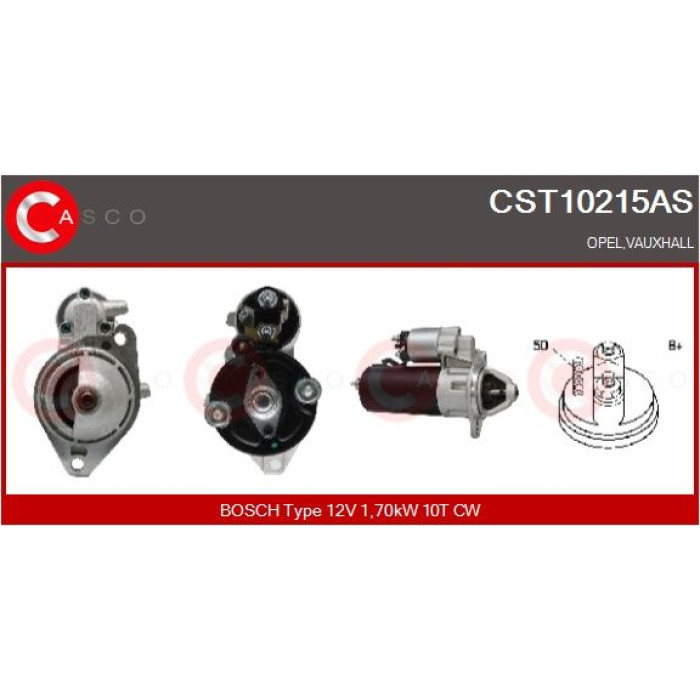 CASCO Anlasser CST10215AS CASCO Anlasser CST10215AS