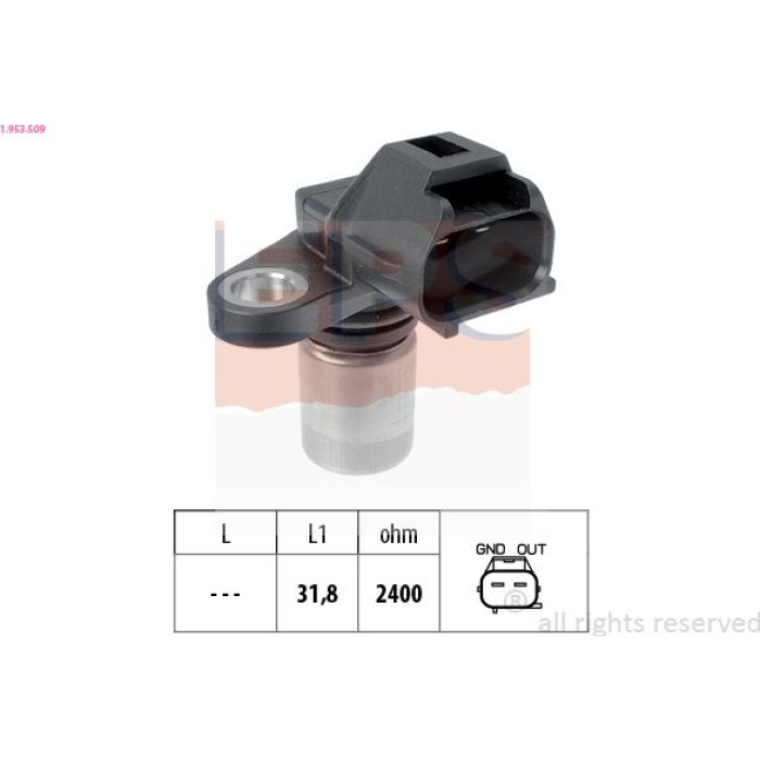 Sensor, Nockenwellenposition 1.953.509 Sensor, Nockenwellenposition 1.953.509