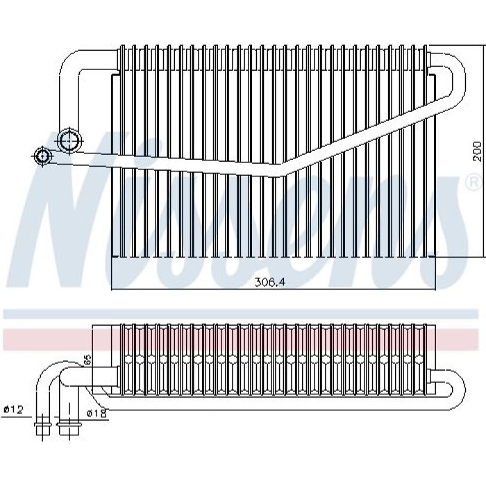Nissens Klimaverdampfer PKW 92346 Nissens Klimaverdampfer PKW 92346