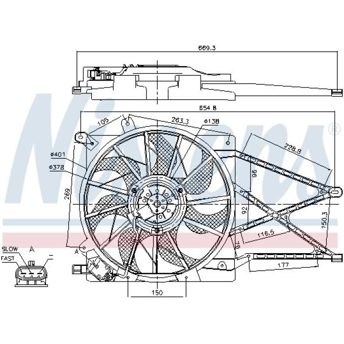 Nissens Kühlerlüfter PKW 85179 Nissens Kühlerlüfter PKW 85179