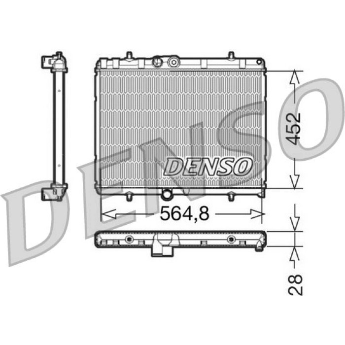 Denso Motorkühler DRM21057 Denso Motorkühler DRM21057