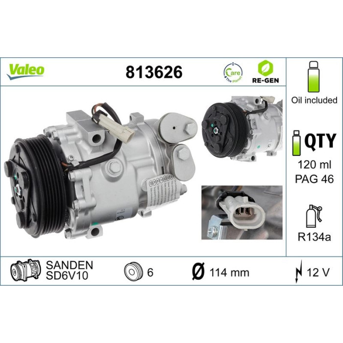 Valeo Kompressor 813626