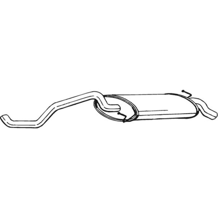 Bosal Schalldämpfer 278-461 Bosal Schalldämpfer 278-461