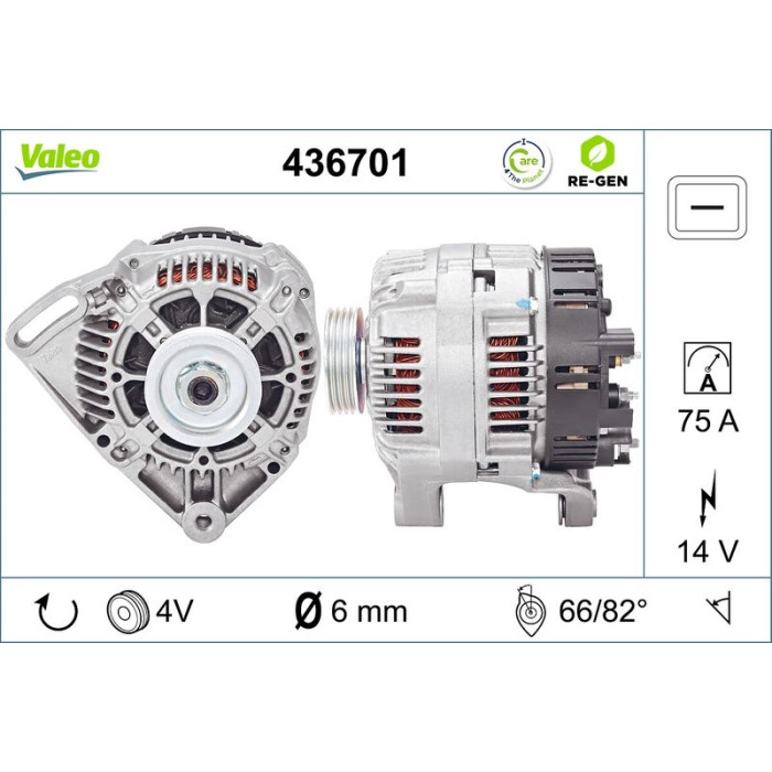 Valeo Lichtmaschine 436701 Valeo Lichtmaschine 436701