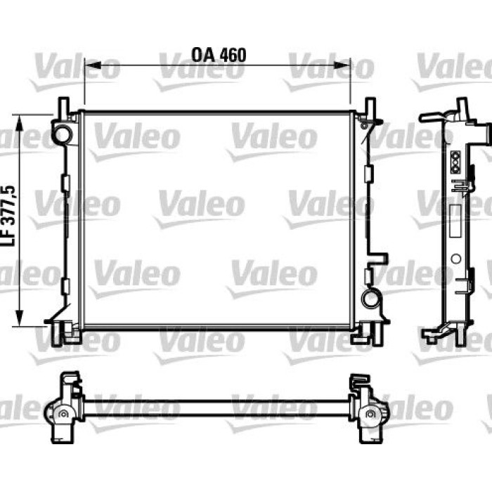 Valeo Motorkühler 732731 Valeo Motorkühler 732731