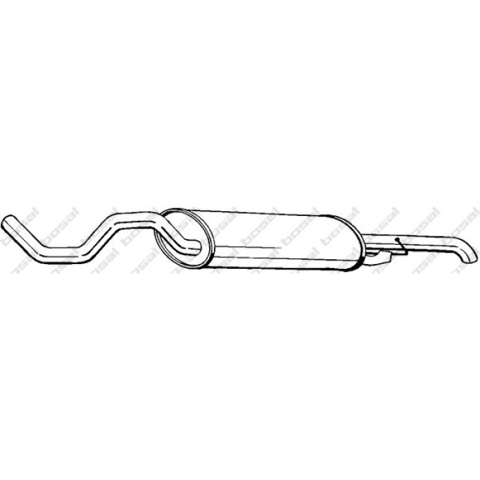 Bosal Schalldämpfer 281-533 Bosal Schalldämpfer 281-533