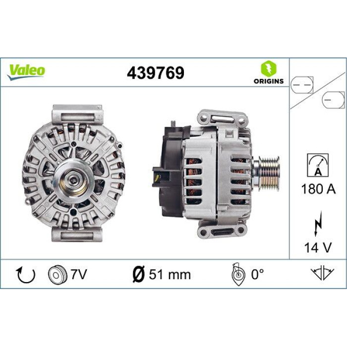 Valeo Lichtmaschine 439769 Valeo Lichtmaschine 439769