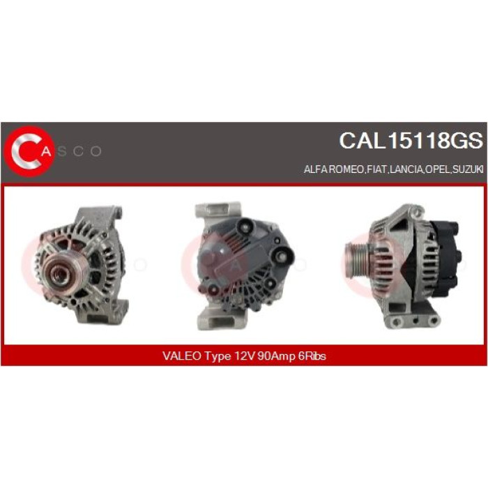 CASCO Generator CAL15118GS CASCO Generator CAL15118GS