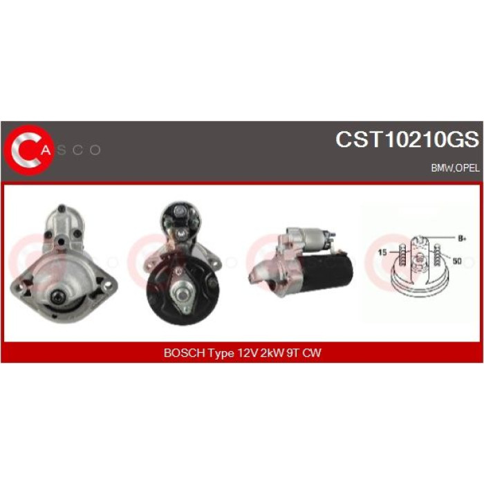 CASCO Anlasser CST10210GS
