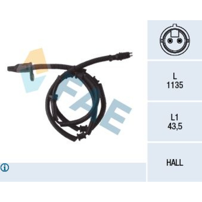 FAE Sensor, Raddrehzahl 78056 FAE Sensor, Raddrehzahl 78056