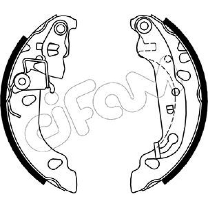 CIFAM Bremsbackensatz 153-137 CIFAM Bremsbackensatz 153-137