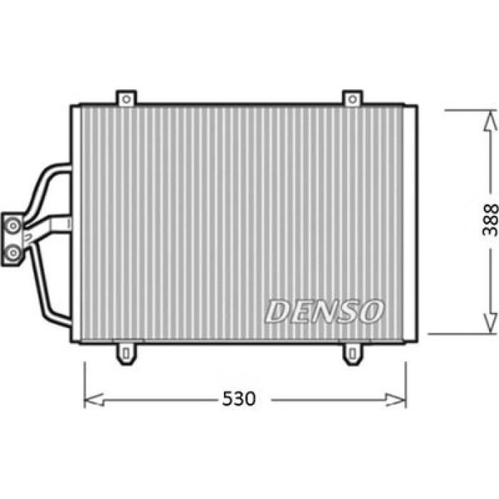 Denso Klimakondensator DCN23003 Denso Klimakondensator DCN23003