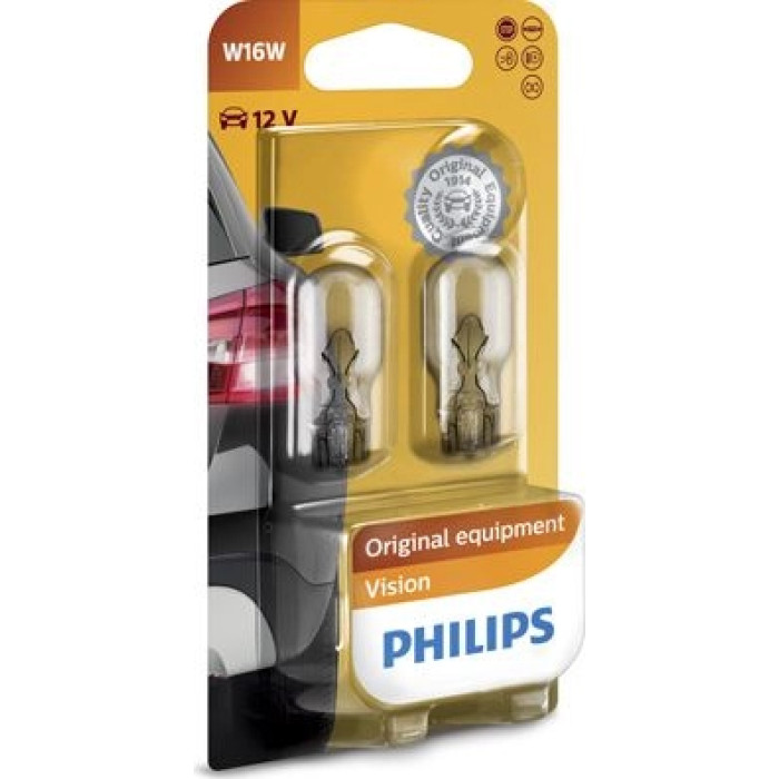 12067B2 PHILIPS W16W Glühlampe 12 V 16 W W2,1x9,5d, 2 Stück - 12067B2 - l 12067B2 PHILIPS W16W Glühlampe 12 V 16 W W2,1x9,5d, 2 Stück - 12067B2 - l
