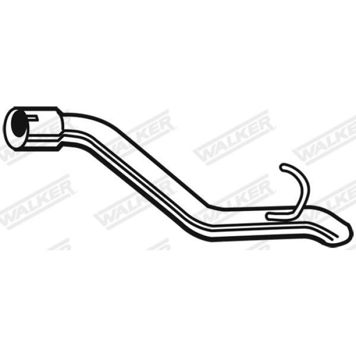 Walker Abgasrohr hinten 10371