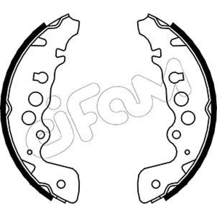 CIFAM Bremsbackensatz 153-401 CIFAM Bremsbackensatz 153-401