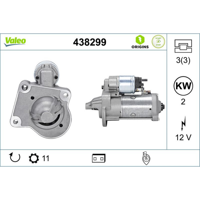 Valeo Anlasser 438299