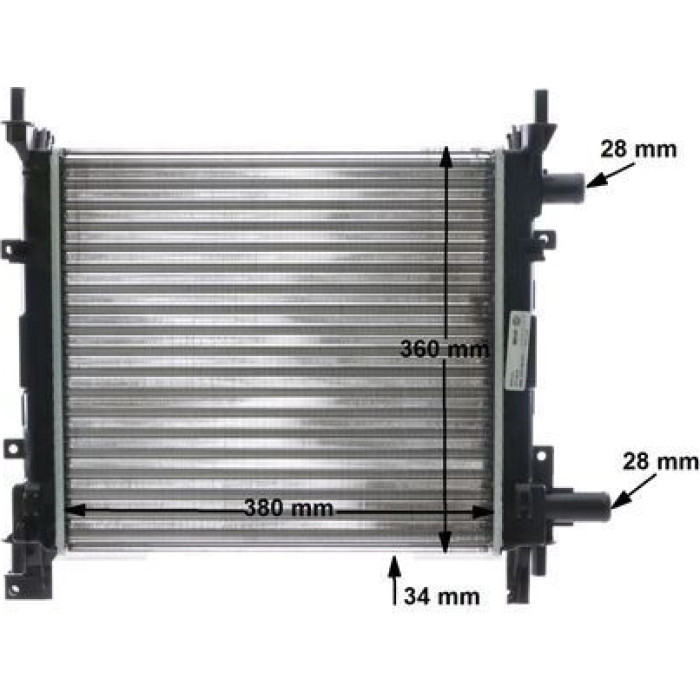 MAHLE Kühler, Motorkühlung CR 626 000S MAHLE Kühler, Motorkühlung CR 626 000S