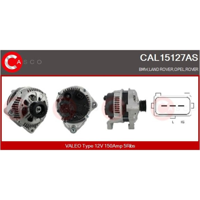 CASCO Generator CAL15127AS CASCO Generator CAL15127AS