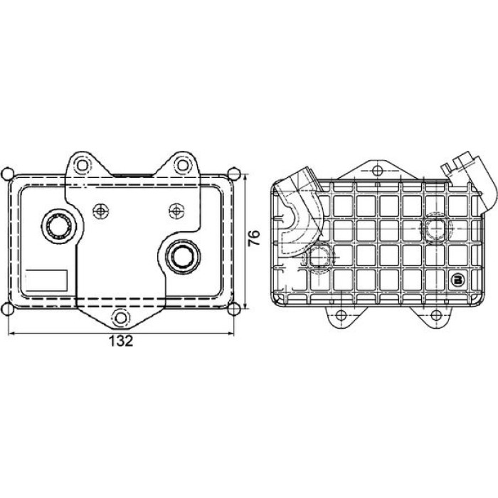 MAHLE Ölkühler, Motoröl CLC 36 000P MAHLE Ölkühler, Motoröl CLC 36 000P