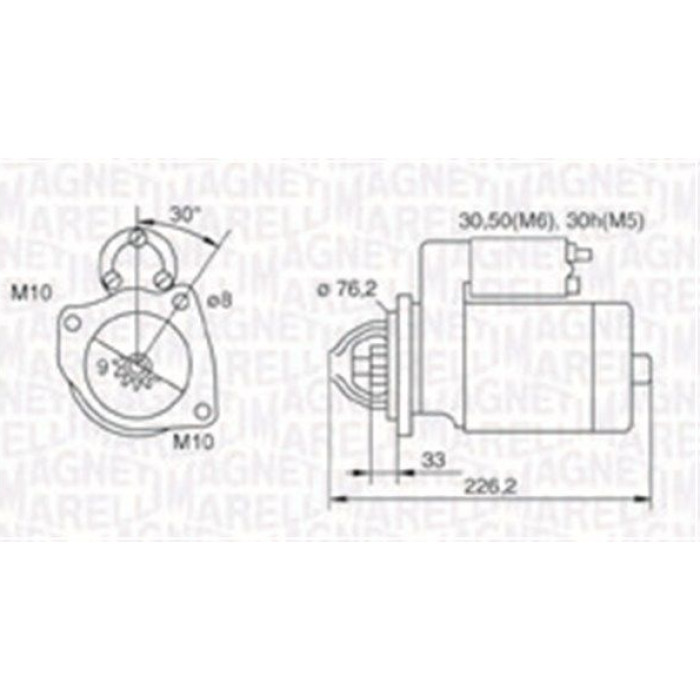 Magneti Marelli Anlasser 063721067010