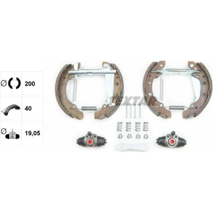 Textar Bremsbackensatz 84044705 Textar Bremsbackensatz 84044705