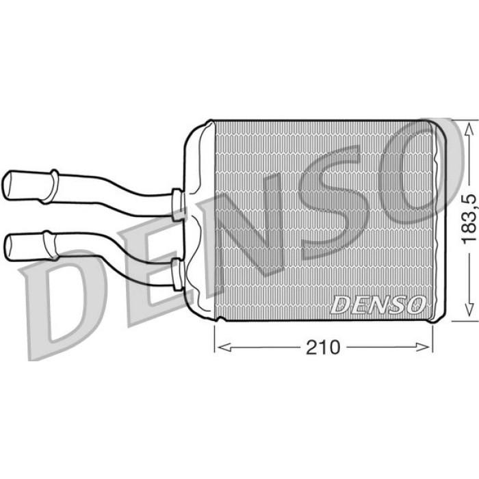 Denso Heizungswärmetauscher DRR01011 Denso Heizungswärmetauscher DRR01011