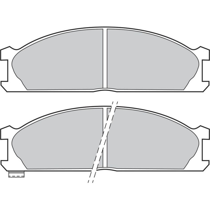 Valeo Bremsbelagsatz 598618 Valeo Bremsbelagsatz 598618