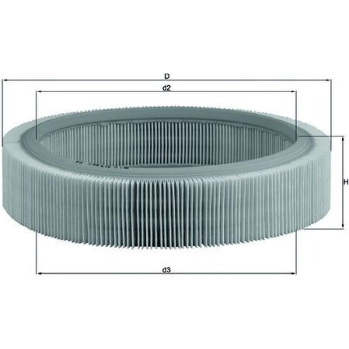 MAHLE Luftfilter LX 317 MAHLE Luftfilter LX 317