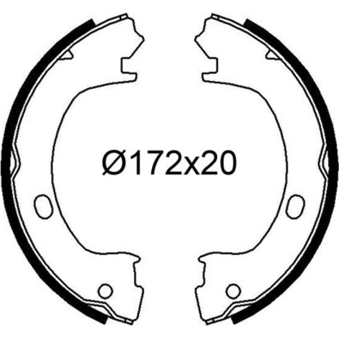 Valeo Bremsbacken 564271