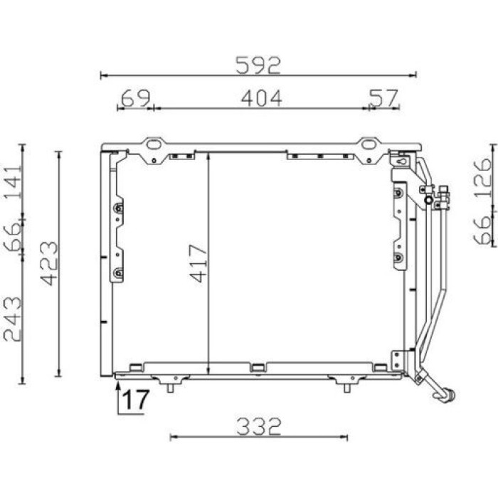 MAHLE Kondensator, Klimaanlage AC 243 000S MAHLE Kondensator, Klimaanlage AC 243 000S