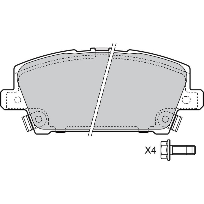 Valeo Bremsbelagsatz 598803 Valeo Bremsbelagsatz 598803