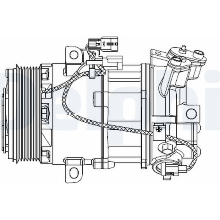 Delphi Kompressor CS20550 Delphi Kompressor CS20550
