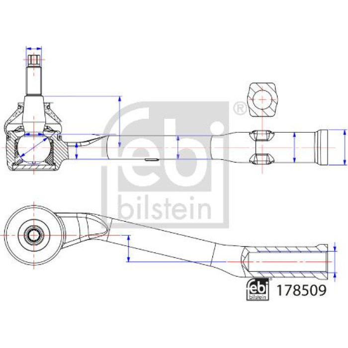 178509 febi Spurstangenkopf 178509 178509 febi Spurstangenkopf 178509